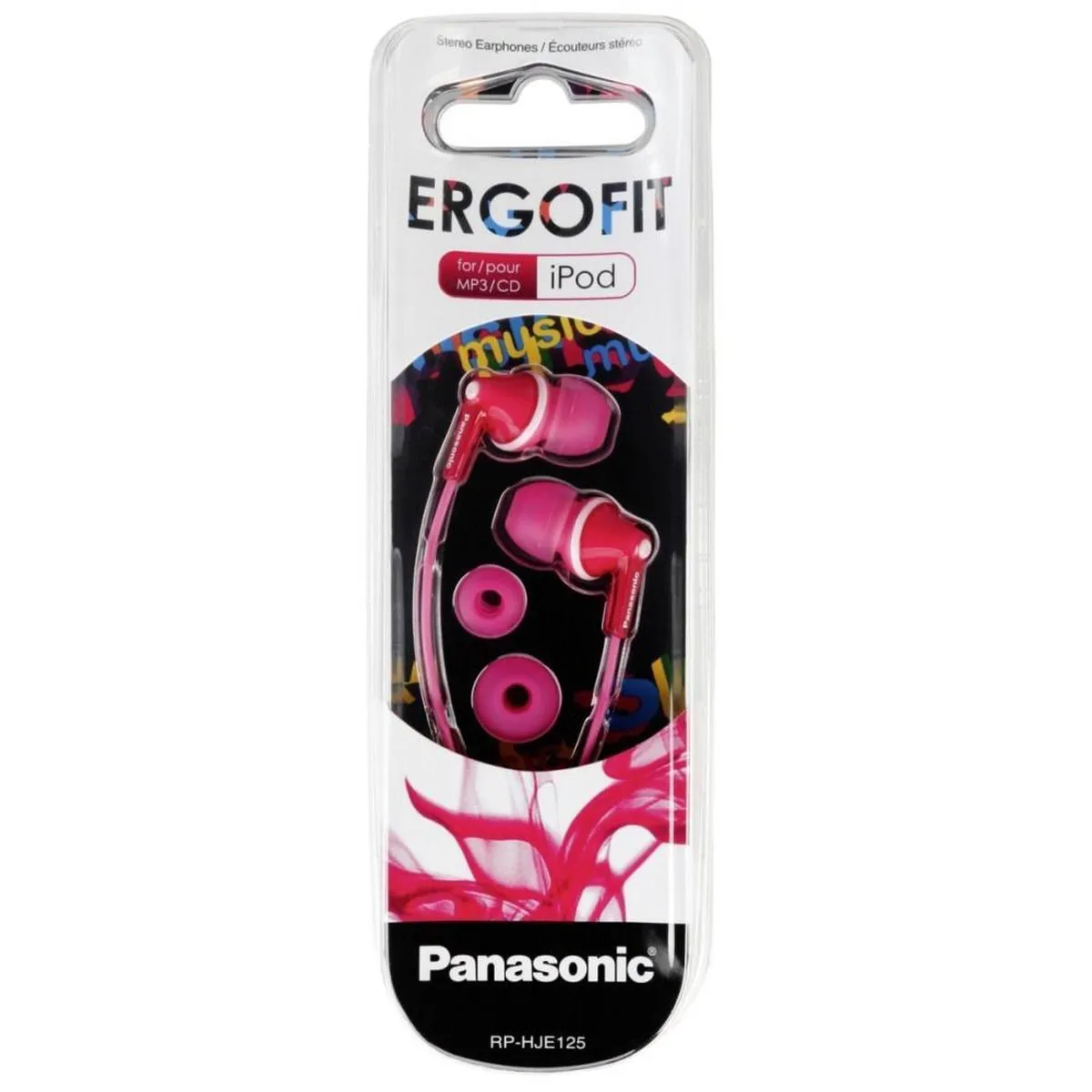Panasonic RP-HJE125 In-ear Oordopjes Roze