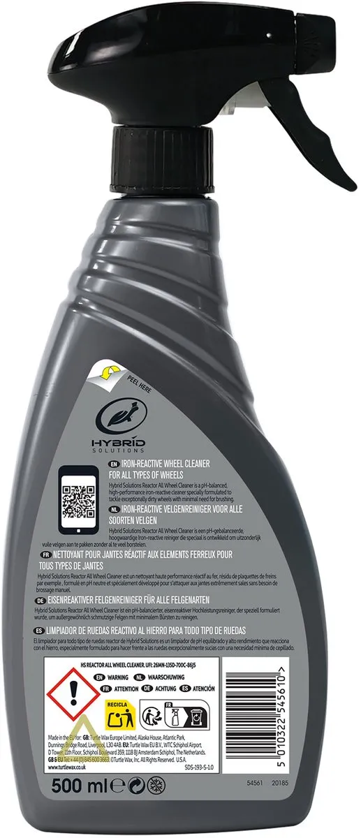 Turtle Wax Hybrid Solutions Reactor Velgenreiniger 500ml - afbeelding 6 van 6