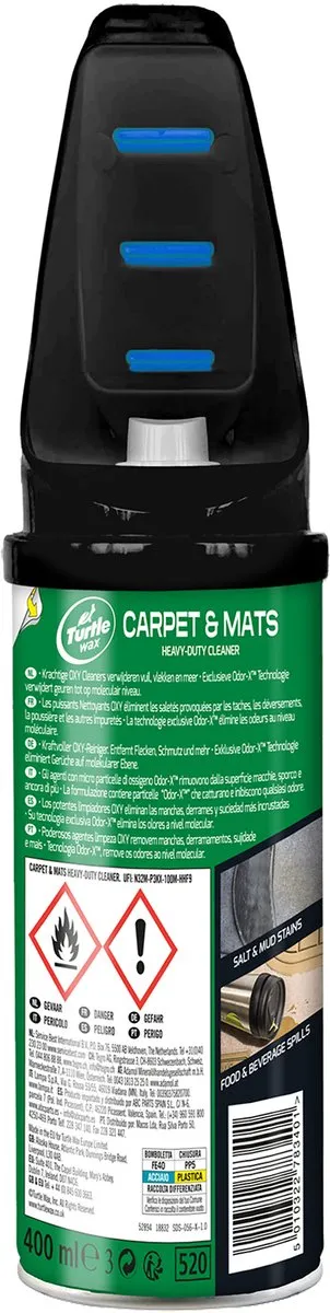 Turtle Wax Power Out Carpets & Mats Reiniger 400ml