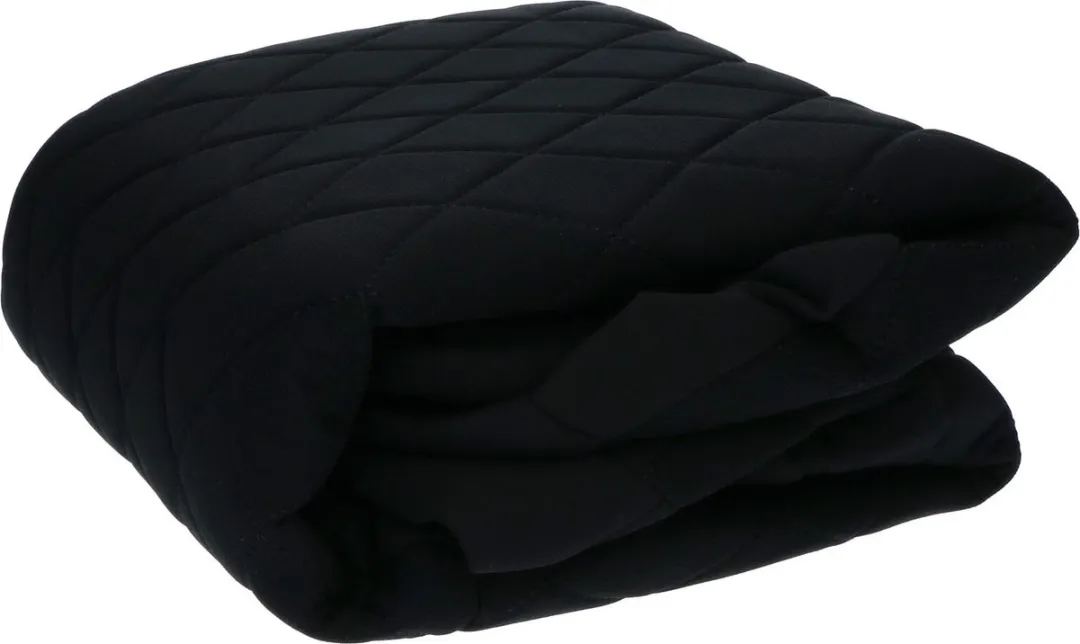 Carpoint Stoelhoezen Nice 4-Delig - 2 Stuks - Zwart/Zwart Geruit