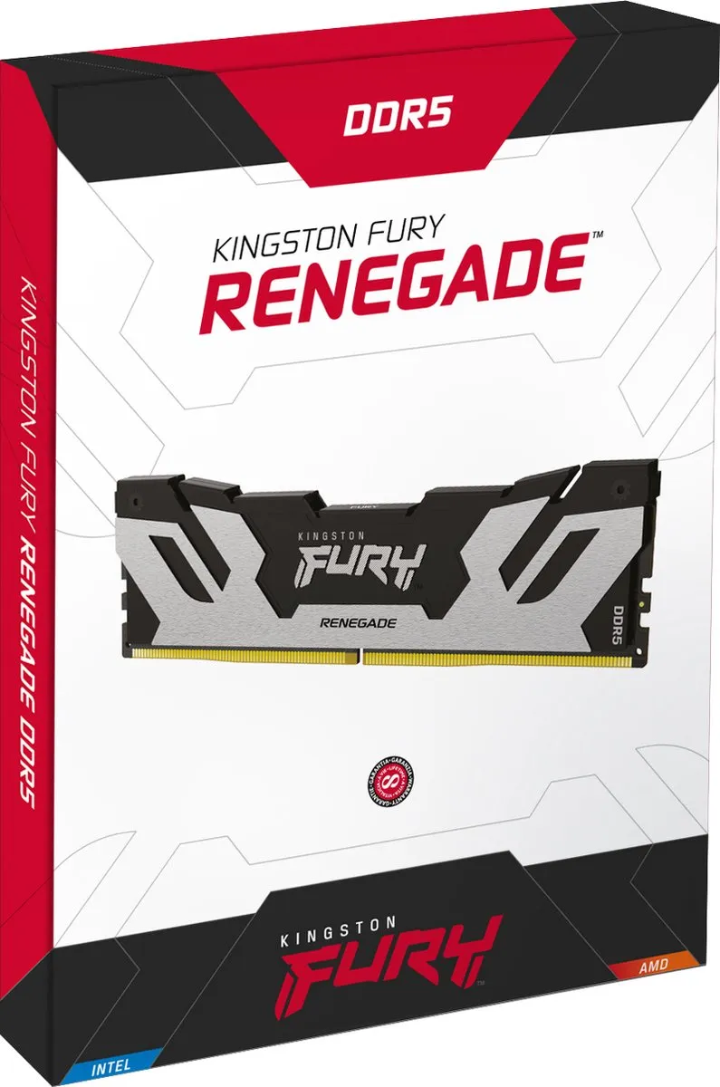 Kingston FURY Renegade KF564C32RS 48GB DDR5 - 4800MHz - Zwart