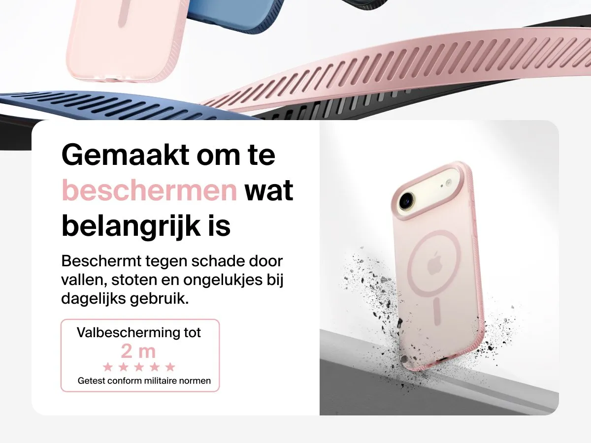 Belkin SheerForce Grip Hoesje MSA037HQPK - iPhone Air - Roze