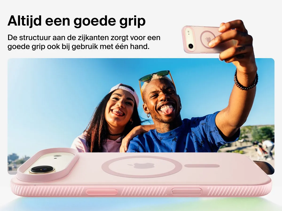 Belkin SheerForce Grip Hoesje MSA037HQPK - iPhone Air - Roze