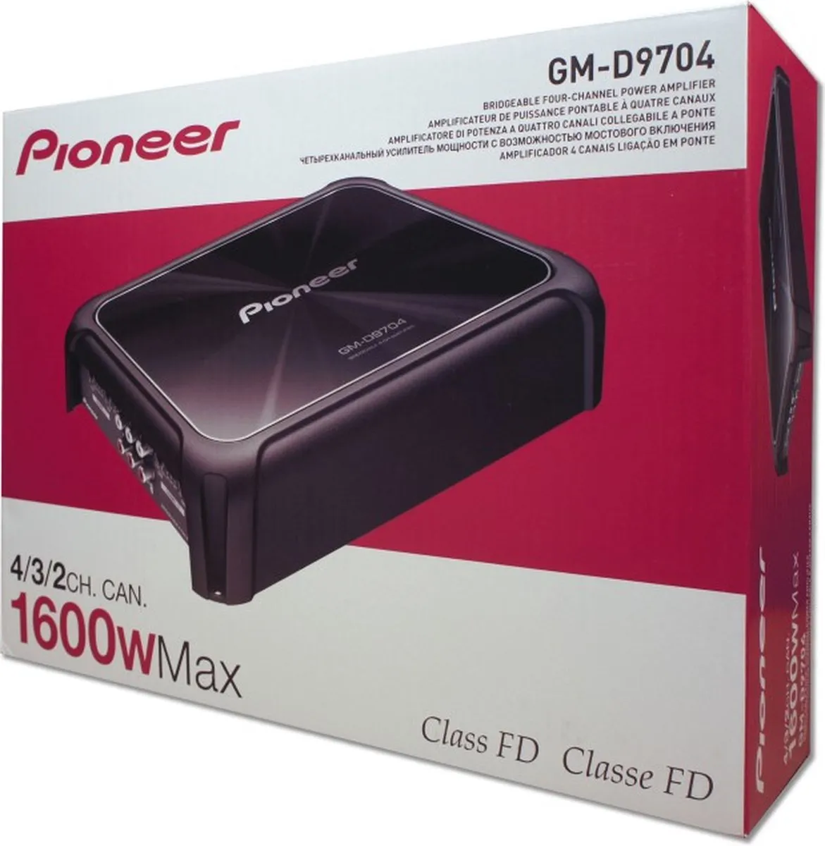 Pioneer GM-D9704 Autoversterker 1600W - 4 Kanalen