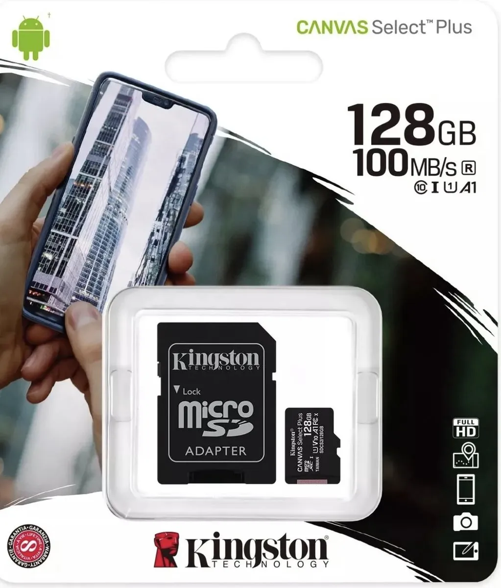 Kingston microSD 128GB + SD Adapter