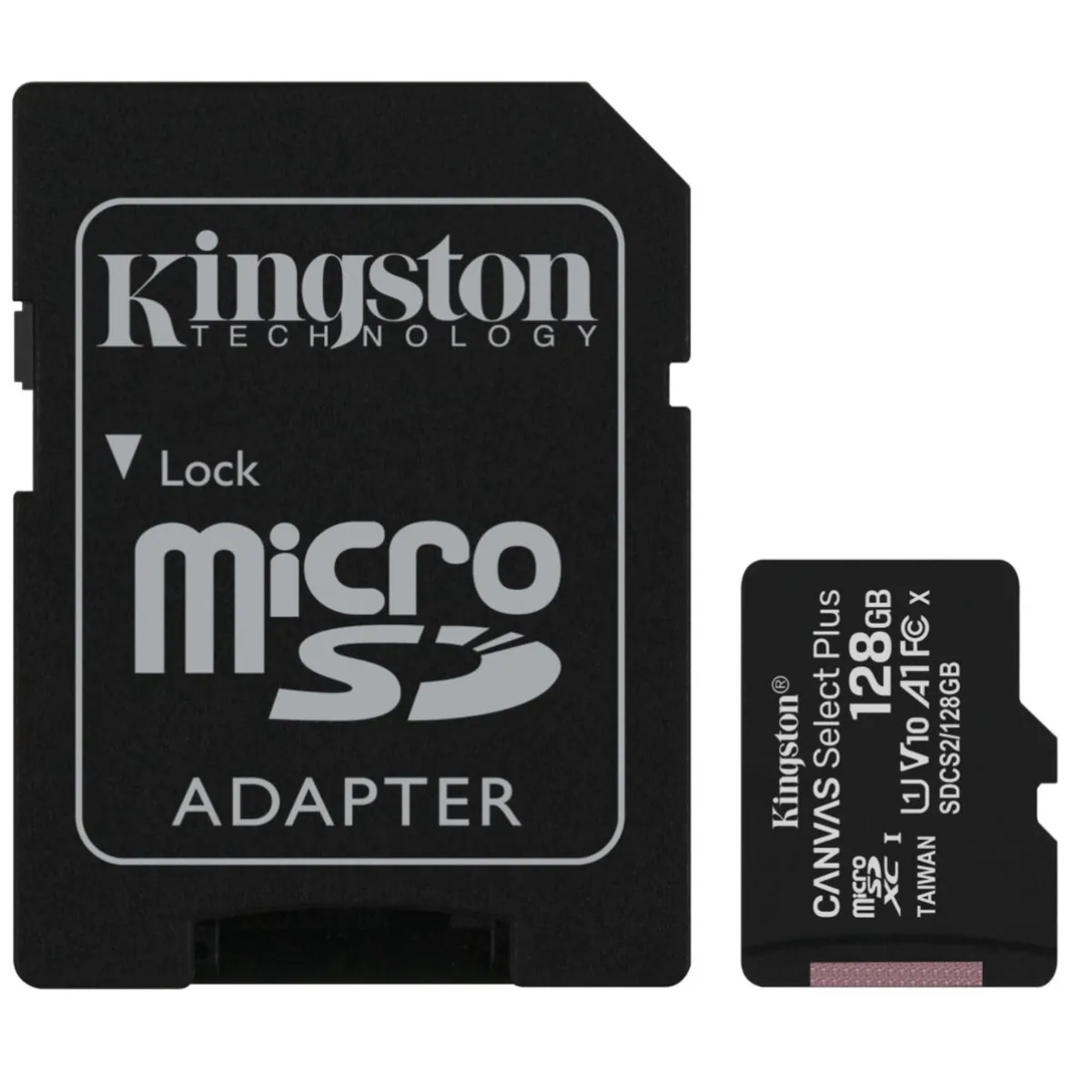 Kingston microSD 128GB + SD Adapter