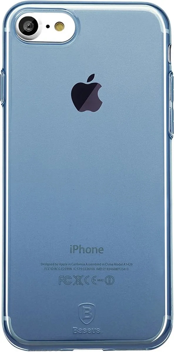 Baseus Simple Series Hoesje iPhone 7/8/SE - Blauw