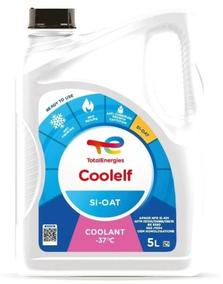 Total Coolelf Si-OAT Koelvloeistof 5L