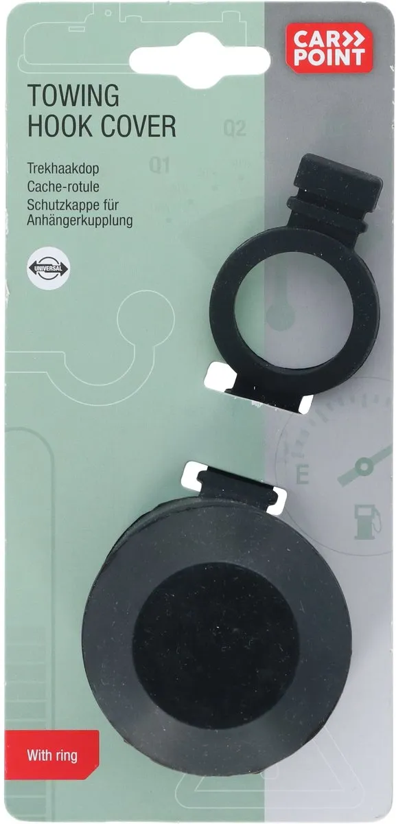 Carpoint Trekhaakdop - Zwart