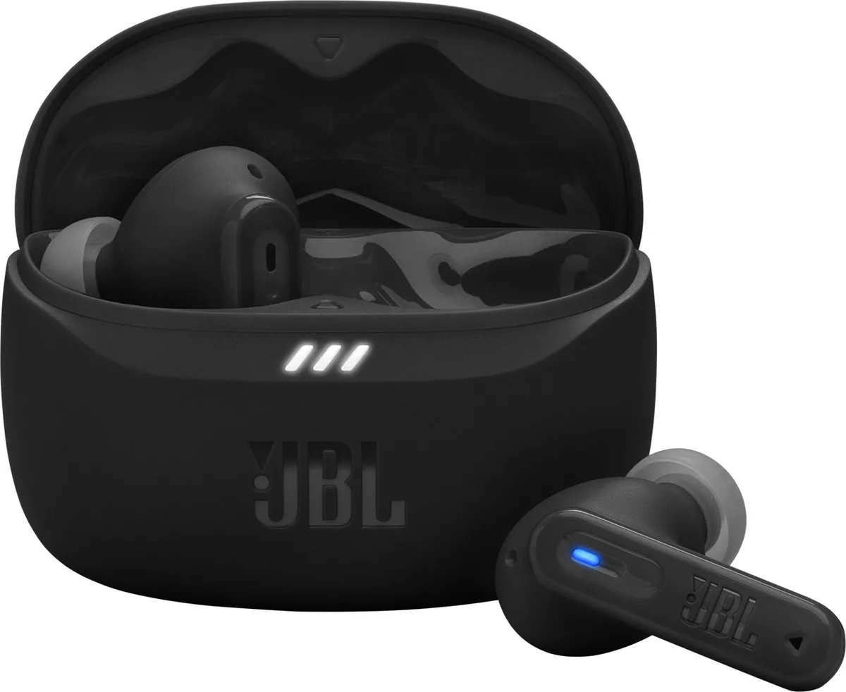 JBL Tune Beam 2 True Wireless Oordopjes - 48 uur - IP54 - Zwart