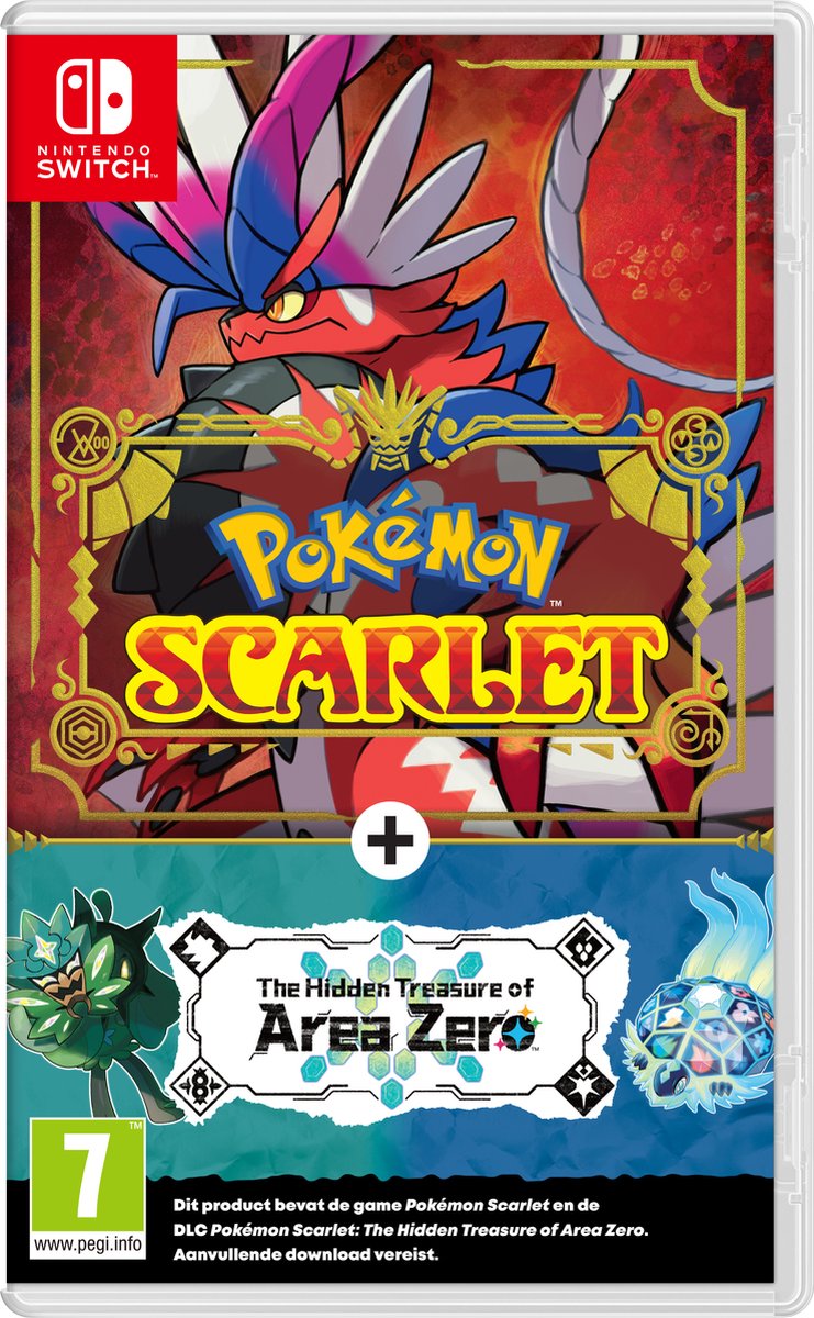 Pokémon Scarlet Bundel - The Hidden Treasure of Area Zero DLC - Game Uitbreiding - Nintendo Switch