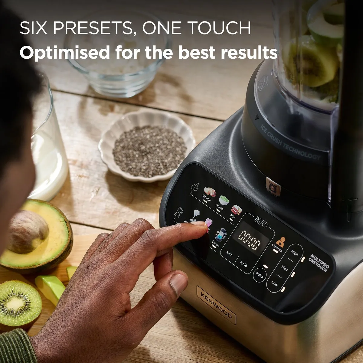 Kenwood MultiPro OneTouch FDM73.850SS Keukenmachine 1000W - Grijs - afbeelding 6 van 6