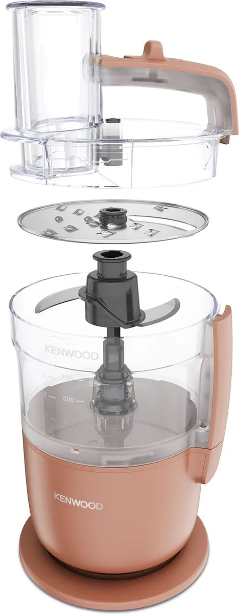 Kenwood MultiPro Go FDP22.130RD Foodprocessor - 650W - Roze
