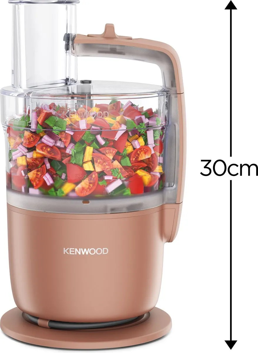 Kenwood MultiPro Go FDP22.130RD Foodprocessor - 650W - Roze