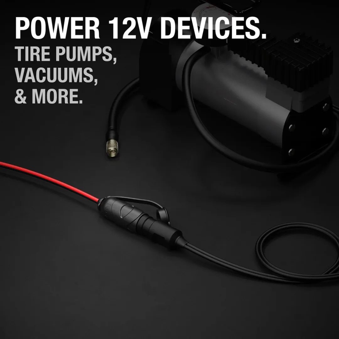 Noco Genius GC017 12V Adapterstekker met Accuklemmen