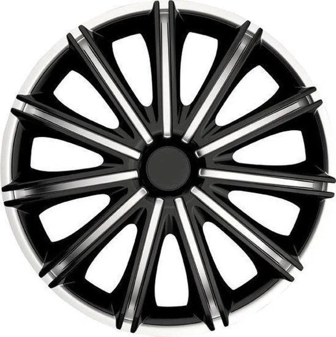 Carpoint Wieldoppen 13" - 4 Stuks - Zilver