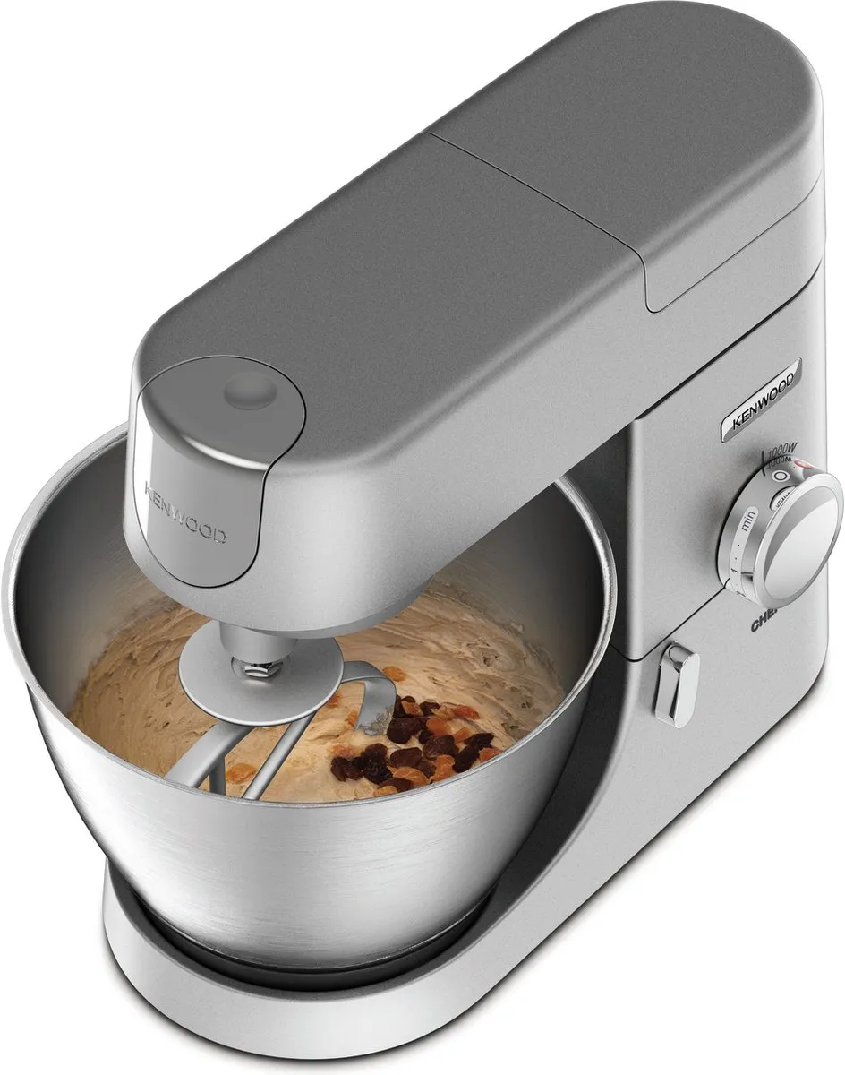 Kenwood Chef KVC3100S Keukenmachine - 1000W - 9 Snelheden - Zilver