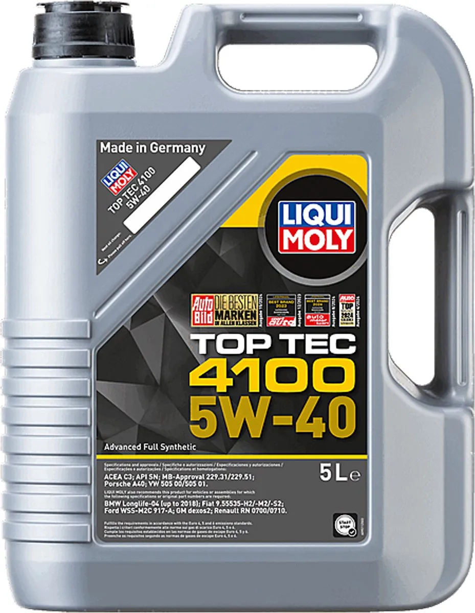 Liqui Moly Top Tec 4100 5W-40 Motorolie
