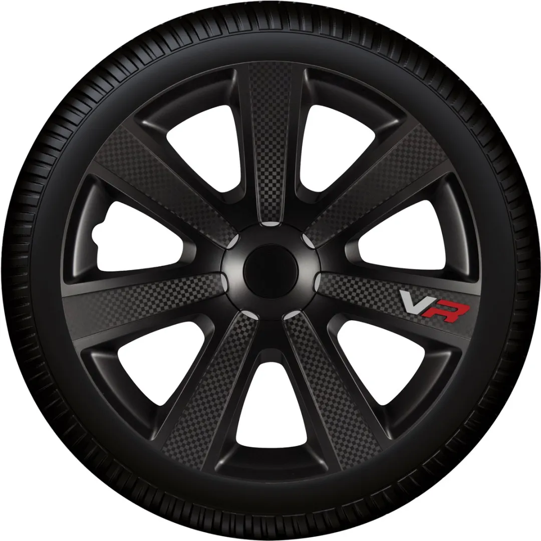 Carpoint Gorecki Wieldoppenset VR Carbon 13" - 4 Stuks