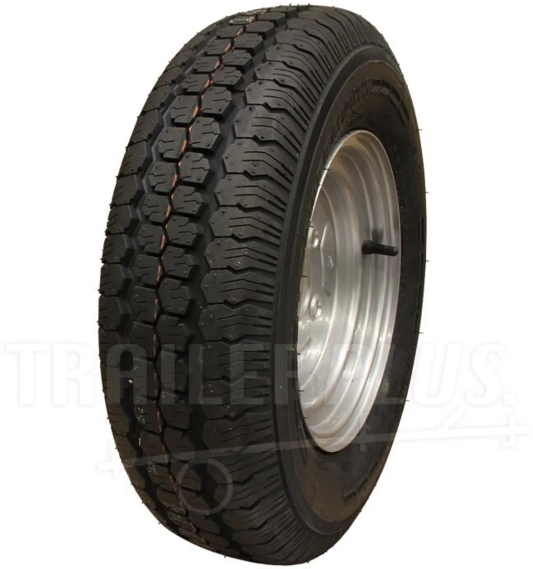 Compleet Wiel - Velg + Band | 3.50B x 10H2 | TL | 145/80 R10C inch | ET-2.1 | 4 x 100 | Maxxis