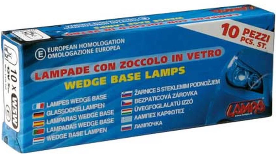 Lampa W5W 12V 5W Autolampje - Wit - 10 Stuks