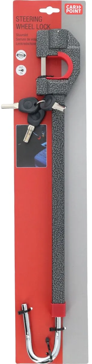 Carpoint Pedaal- en Stuurslot SWL700 - Zwart