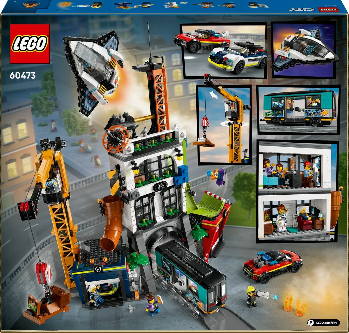 LEGO City 60473 The City Tower - 1908 Stukken - 7 Minifiguren