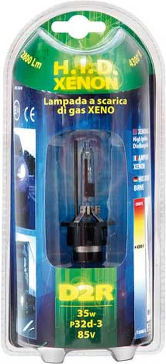 Lampa HID Xenon D2R 35W 4300K P32d-3 - Zwart - afbeelding 6 van 6