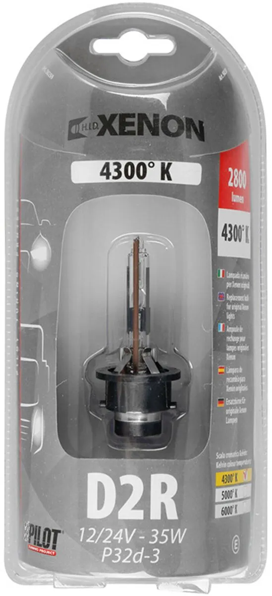 Lampa HID Xenon D2R 35W 4300K P32d-3 - Zwart