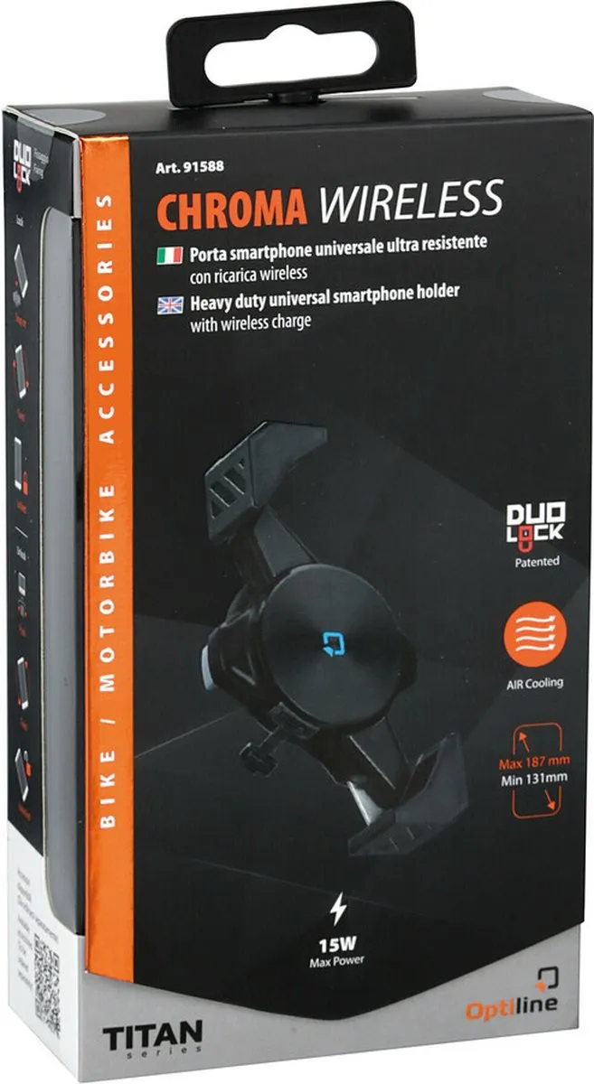 Lampa Chroma Wireless Smartphonehouder - 7 Inch - Zwart