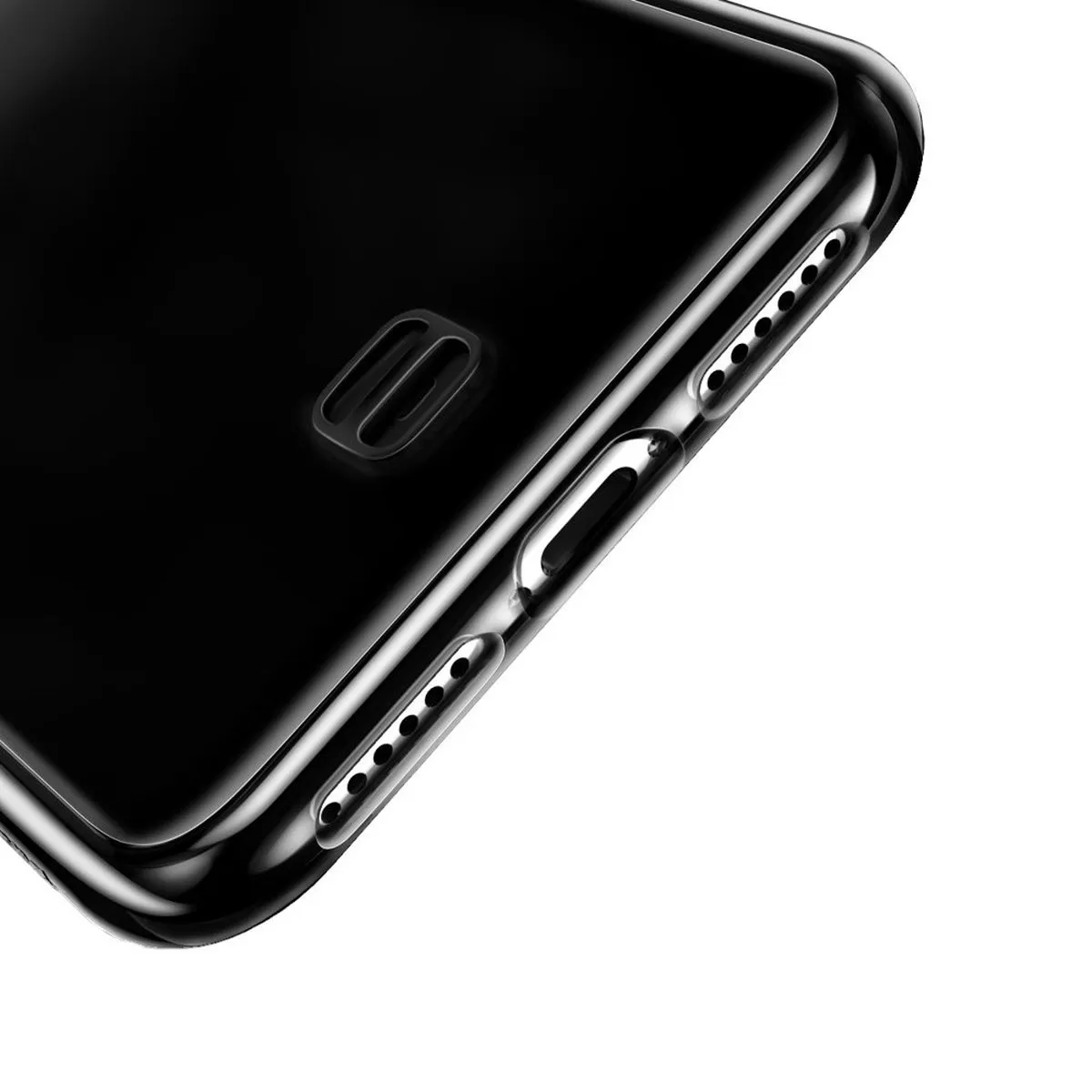 Baseus Transparant Hoesje iPhone XS Max - MagSafe - Zwart