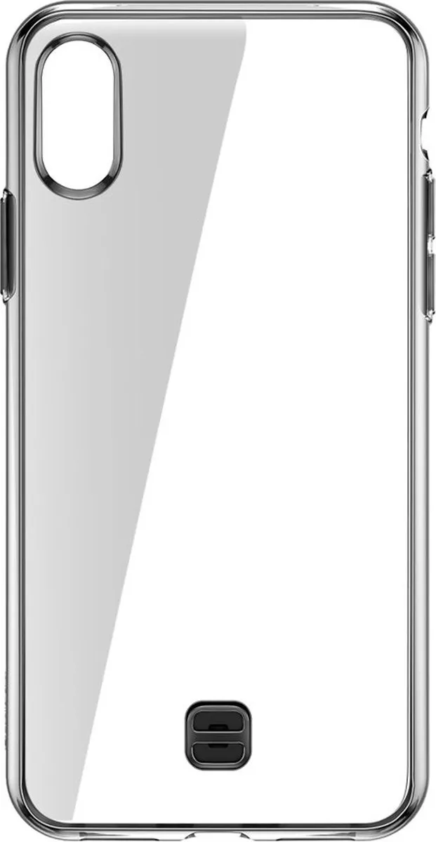 Baseus Transparant Hoesje iPhone XS Max - MagSafe - Zwart