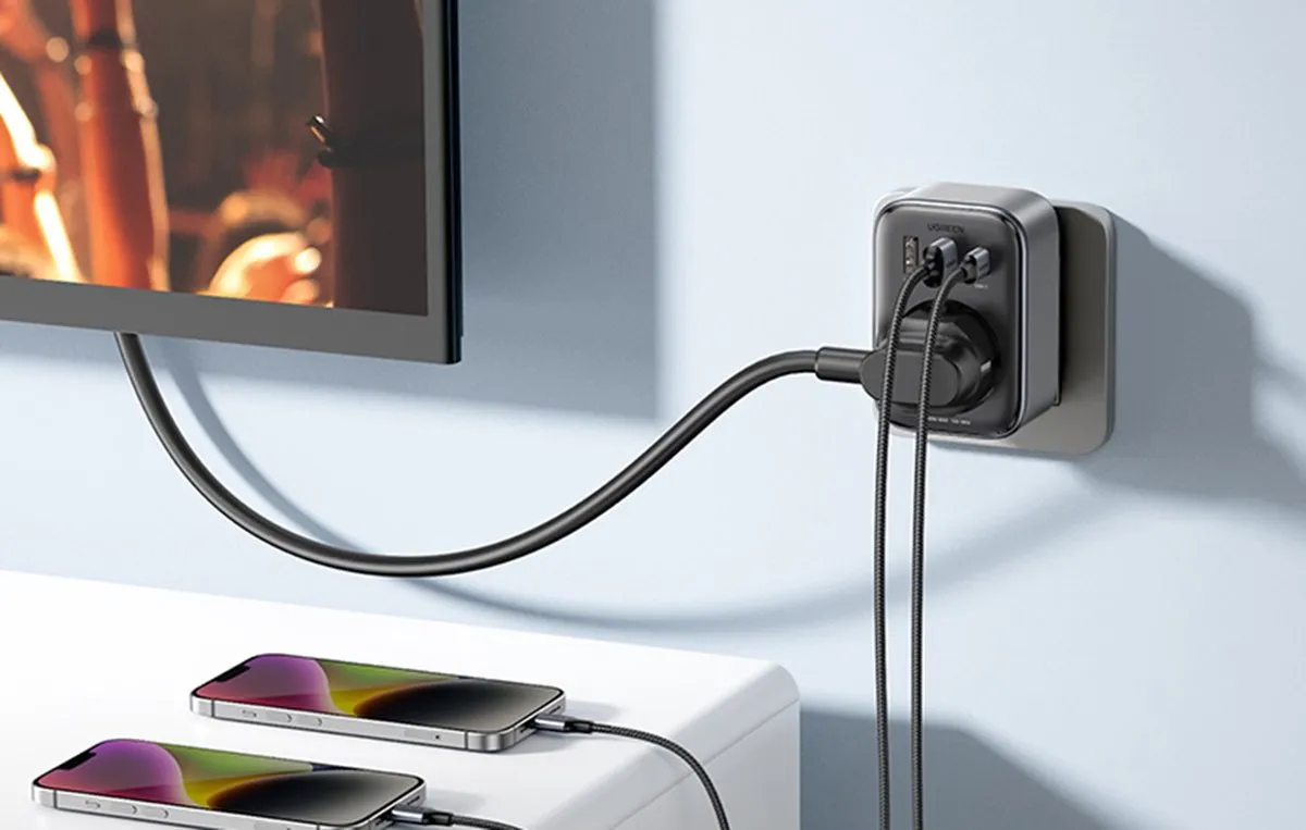 Ugreen CD314 4-in-1 Oplader 30W - USB-C/A - Zwart