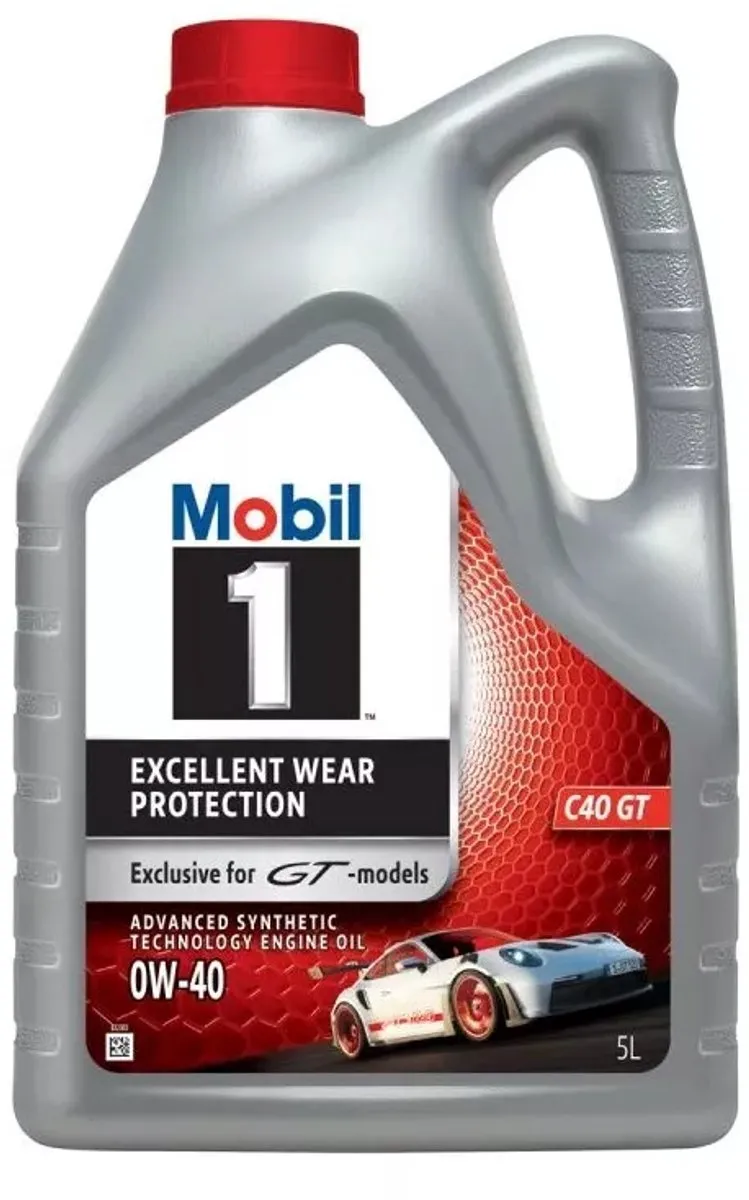 Mobil 1 0W40 Porsche C40 GT Speciaal voor Porsche GT-modellen
