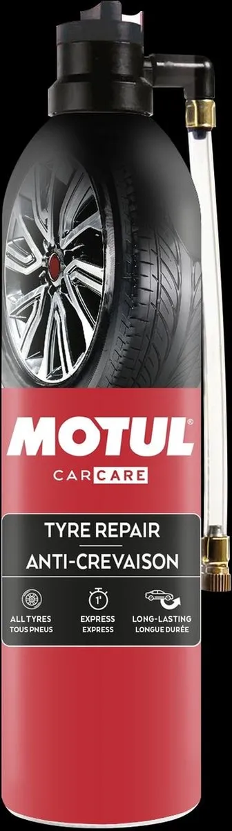Motul Puncture Repairer MTL110142 500ml - Rood/Zwart