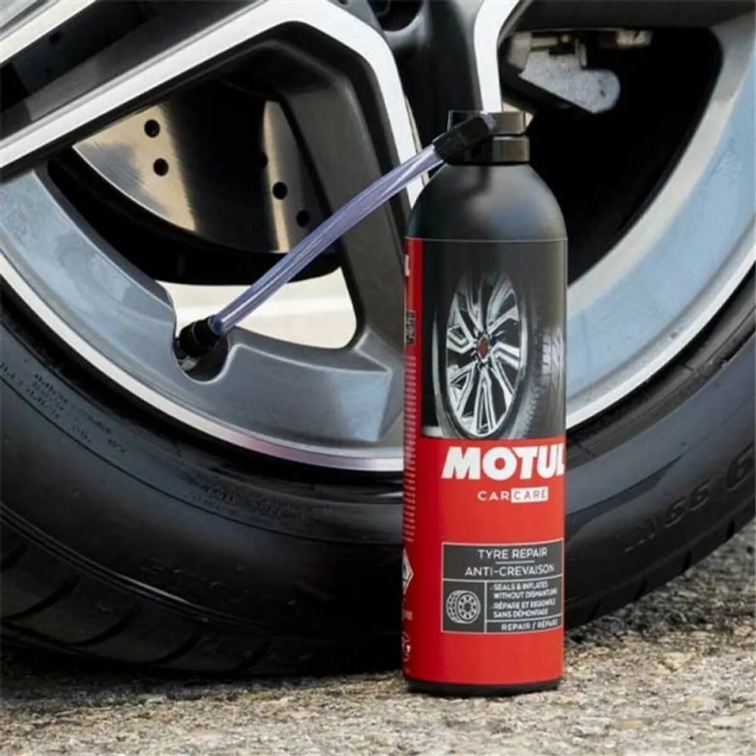 Motul Puncture Repairer MTL110142 500ml - Rood/Zwart