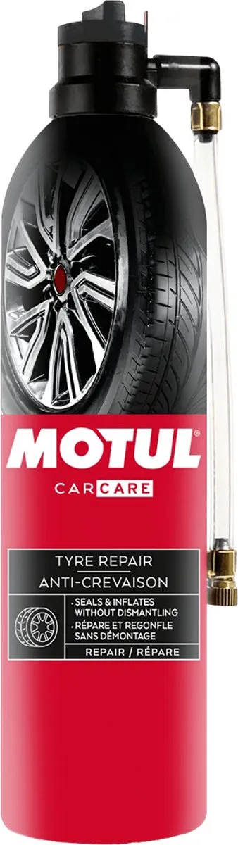 Motul Puncture Repairer MTL110142 500ml - Rood/Zwart