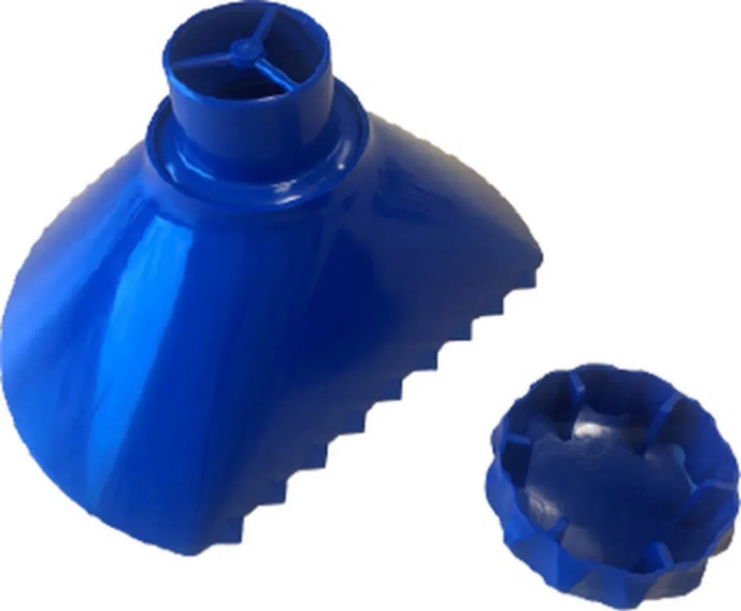 Ronde ijskrabber - Trechter - Sneeuw verwijderen - Multifunctioneel - Blauw - ijskrabber auto - krabber auto - autoruit - Ijskrabber - 360 graden ruiten krabber - Krabber