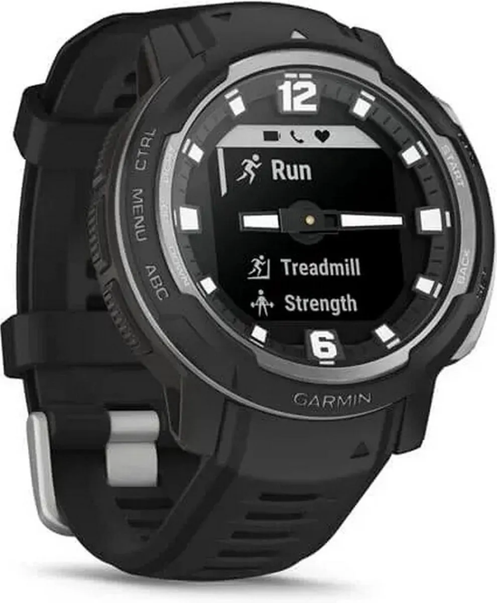 Garmin Instinct Crossover 010-02730-03 Hybrid Smartwatch - 45mm - Zwart