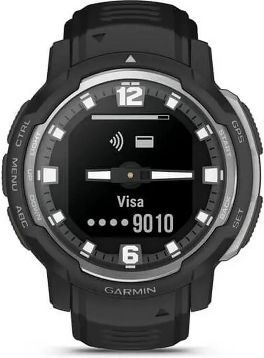 Garmin Instinct Crossover 010-02730-03 Hybrid Smartwatch - 45mm - Zwart