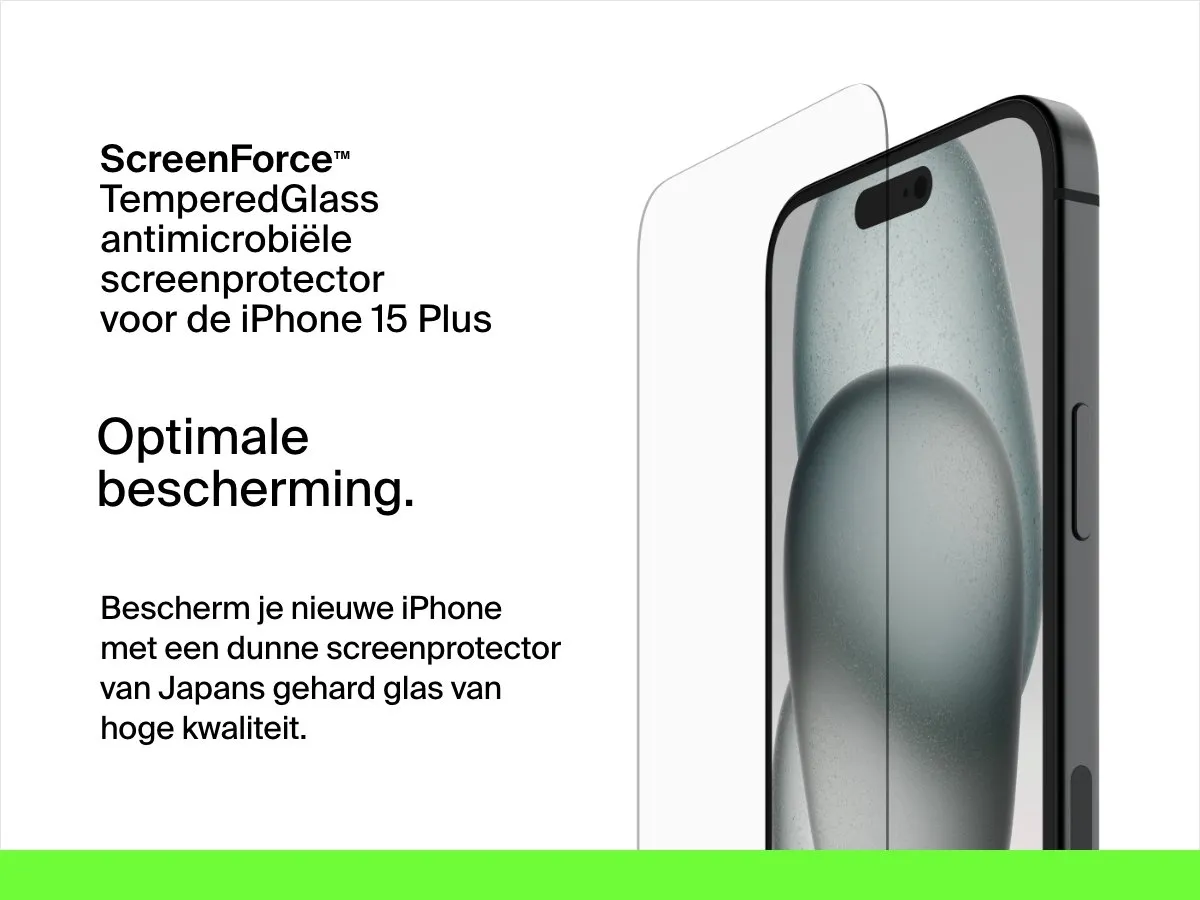 Belkin ScreenForce Tempered Glass iPhone 15 Pro Max/16 Plus