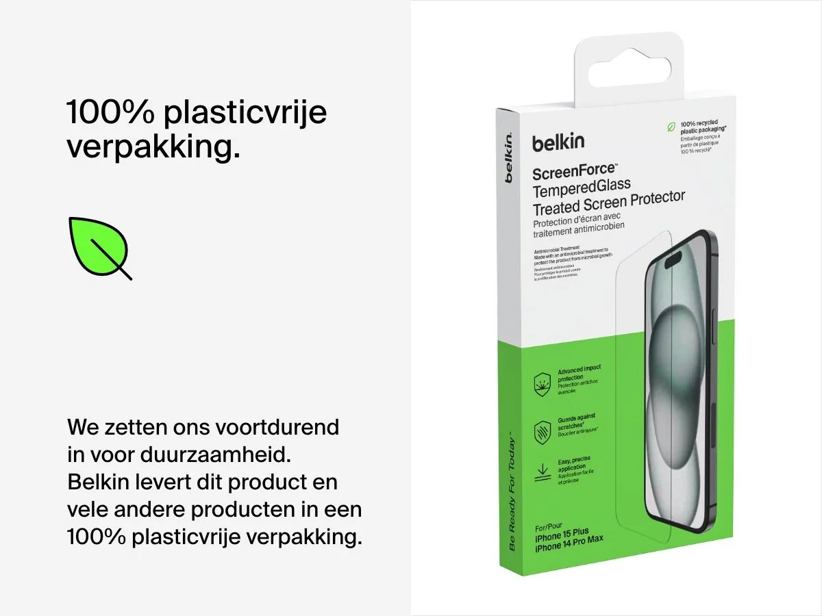 Belkin ScreenForce Tempered Glass iPhone 15 Pro Max/16 Plus