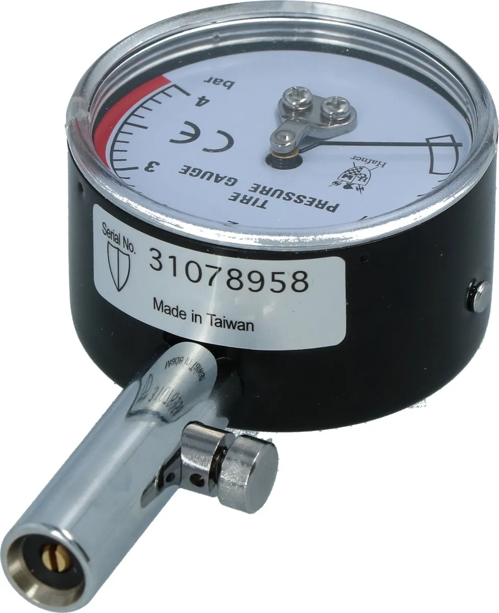 Carpoint Bandenspanningsmeter 0-5 Bar - Analoog - Zilver