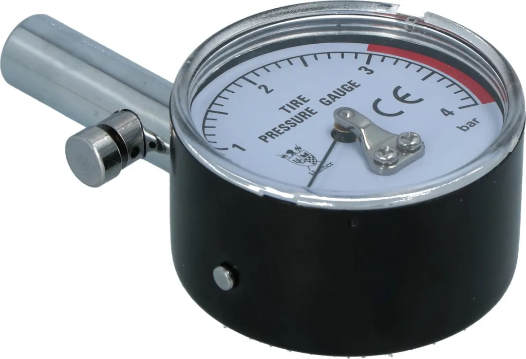 Carpoint Bandenspanningsmeter 0-5 Bar - Analoog - Zilver