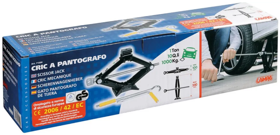 Lampa Schaarkrik 1000 kg - 90-385 mm - Zwart/Geel/Zilver - afbeelding 5 van 6
