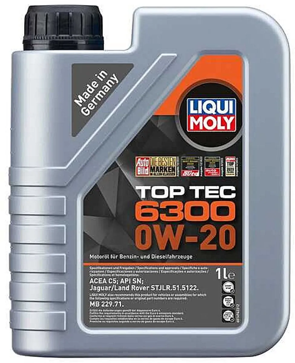 Liqui Moly Top Tec 6300 0W20 Motorolie 1L