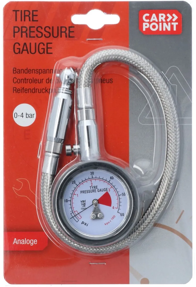 Carpoint Spanningsmeter 0-5 Bar - Zilver - afbeelding 6 van 6
