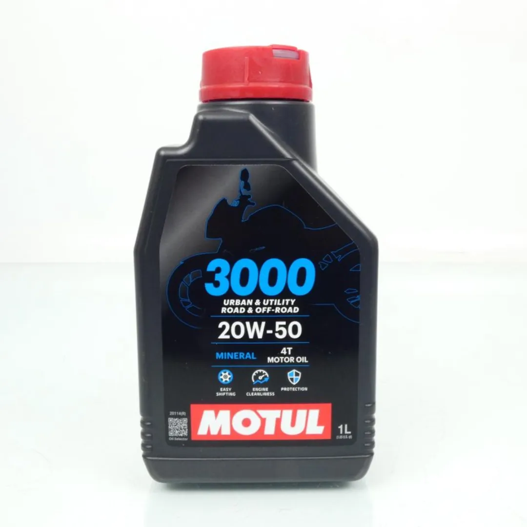 Motul 3000 20W50 4T Motorolie 1L - Transparant