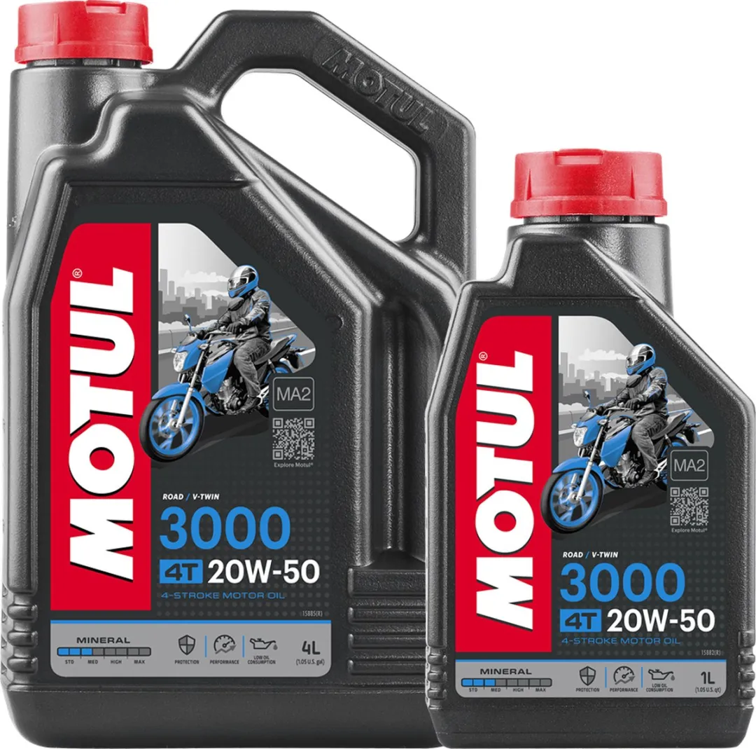 Motul 3000 20W50 4T Motorolie 1L - Transparant