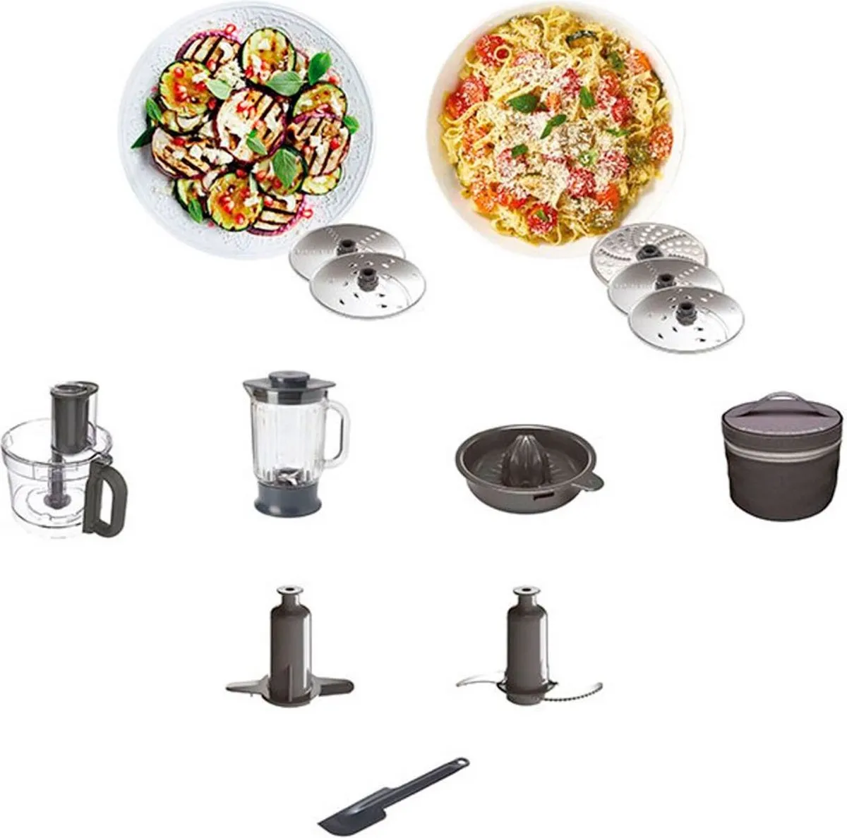 Kenwood MultiPro Express FDM71.450SS Foodprocessor 1000W - Zilver